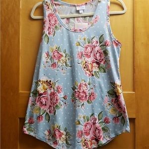 Lularoe Floral Tank Top